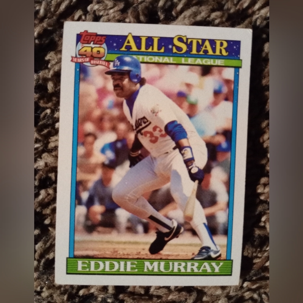 Eddie Murray Topps All Star Baseball Card